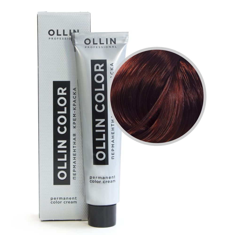 

Ollin Color 5/4 светлый шатен медный Перманентная крем-краска для волос 60мл