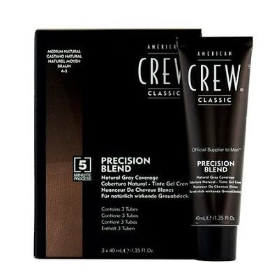 

American Crew Precision Blend Краска для седых волос натуральный 4/5 3*40мл