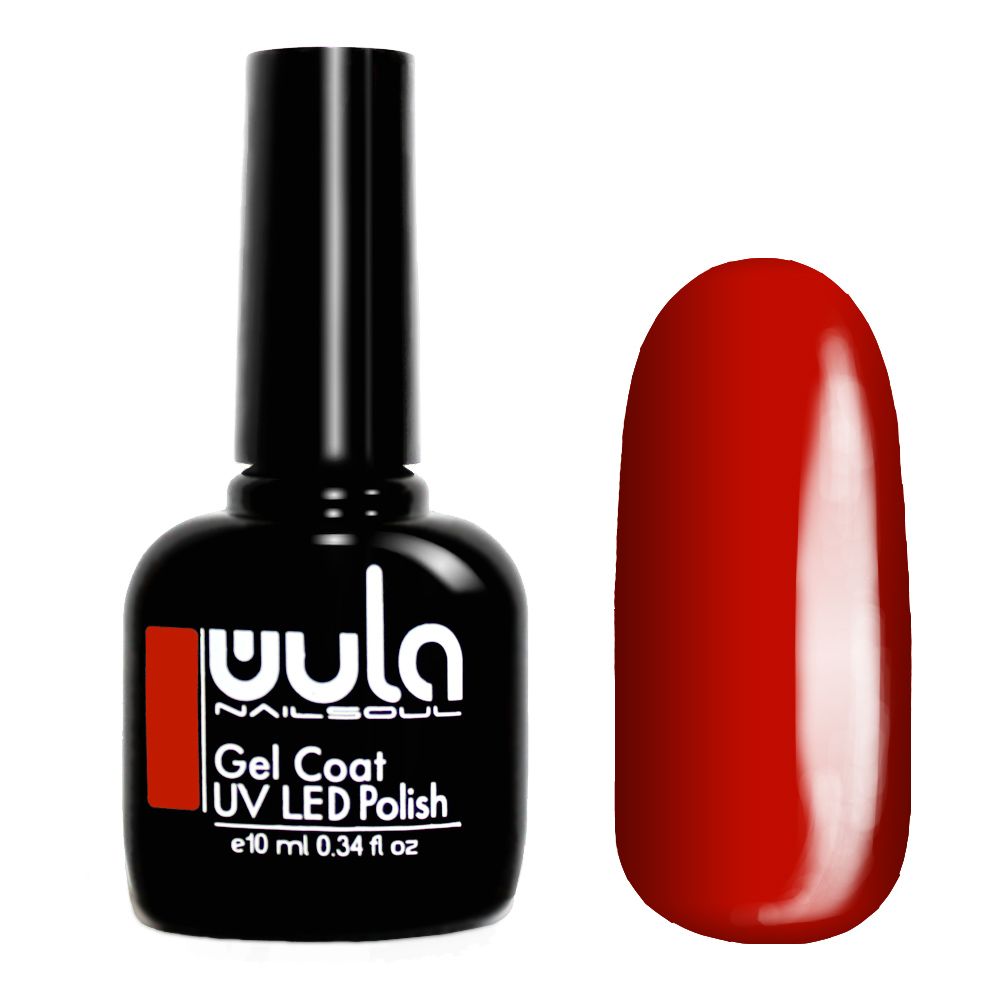 

Wula nailsoul гель лак 10мл тон 343 красный