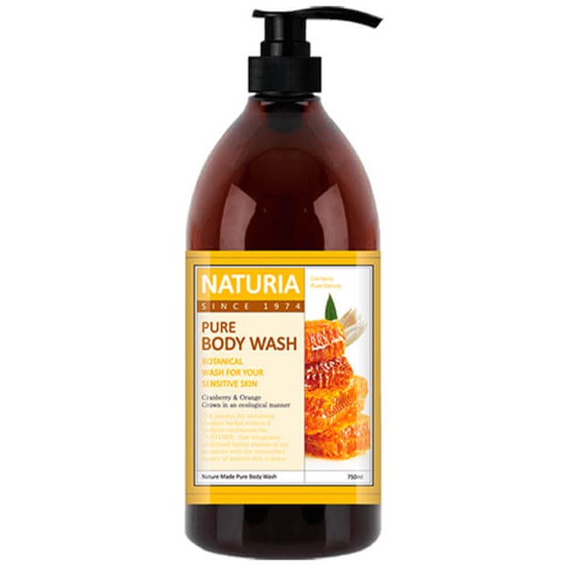 

Naturia Гель для душа мед/лилия Pure body wash Honey & White Lily 750мл