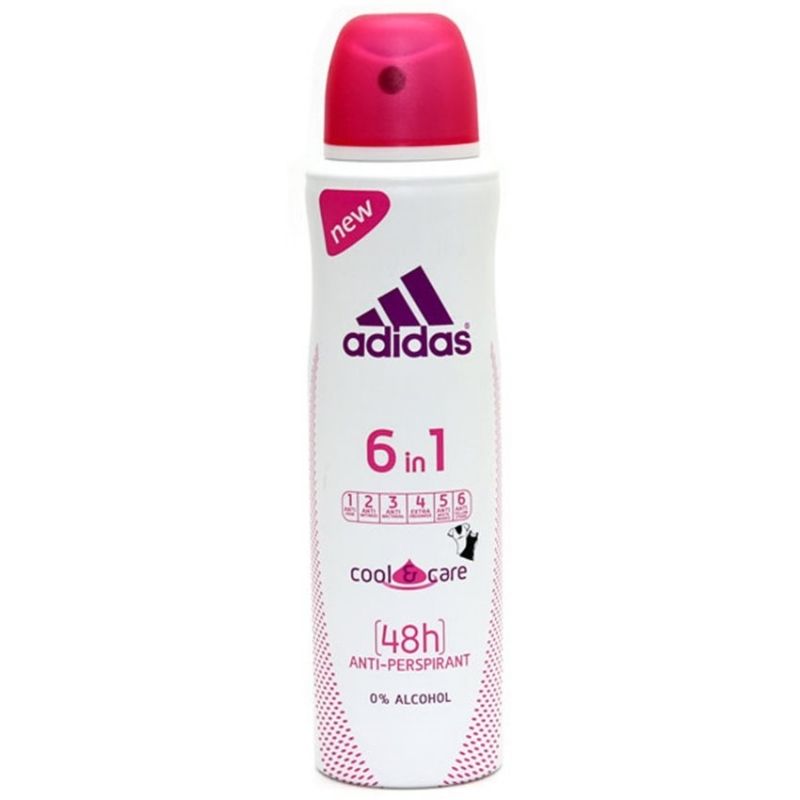 

Adidas 6in1 Cool&Care дезодорант-антиперспирант спрей для женщин 150 мл