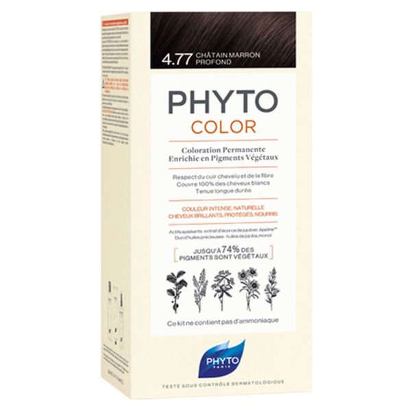 

Phyto Фитоколор 4.77 Краска для волос Насыщенный глубокий каштан