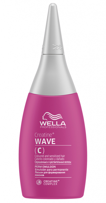 Wella CREATINE+ WAVE лосьон для окрашенных и чувствительных волос 75мл