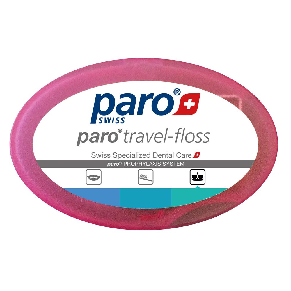 Paro Travel Floss Зубная нить вощеная 5 м