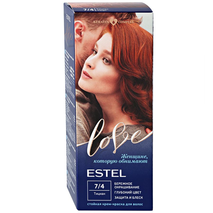 

Estel Love Стойкая крем-краска для волос 7/4 тициан