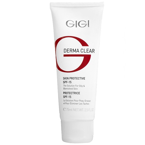 GIGI Derma Clear Cream Protective SPF-15 Крем увлажняющий защитный SPF 15 75 мл