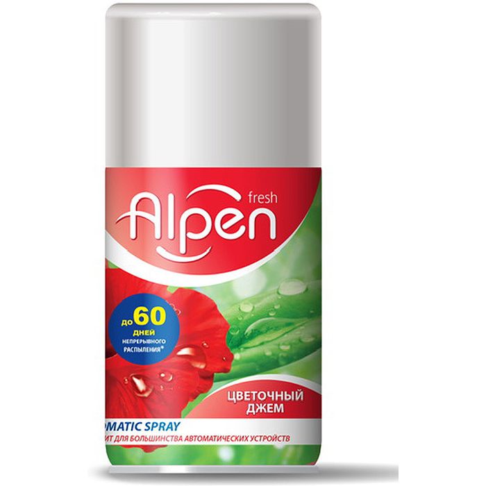 

Alpen Fresh Освежитель воздуха Цветочный джем сменный баллон для авто систем дезодорации воздуха 250мл