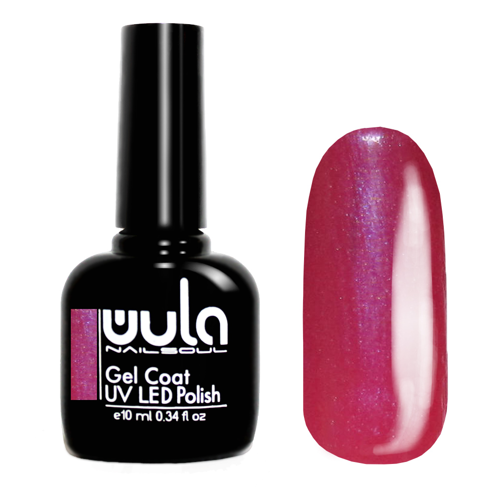 

Wula nailsoul гель лак 10мл тон 307 фуксия с сиреневым шиммером