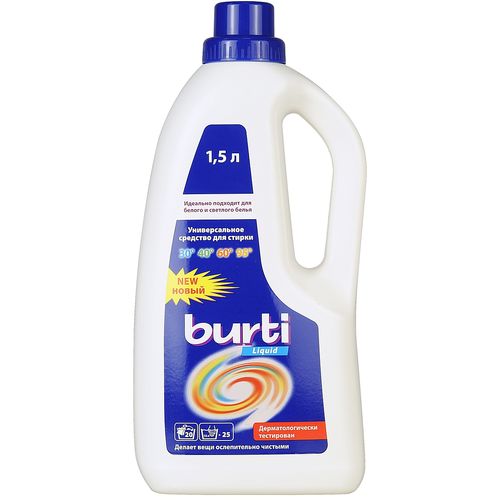 Burti универсальное жидкое средство для стирки белого и
