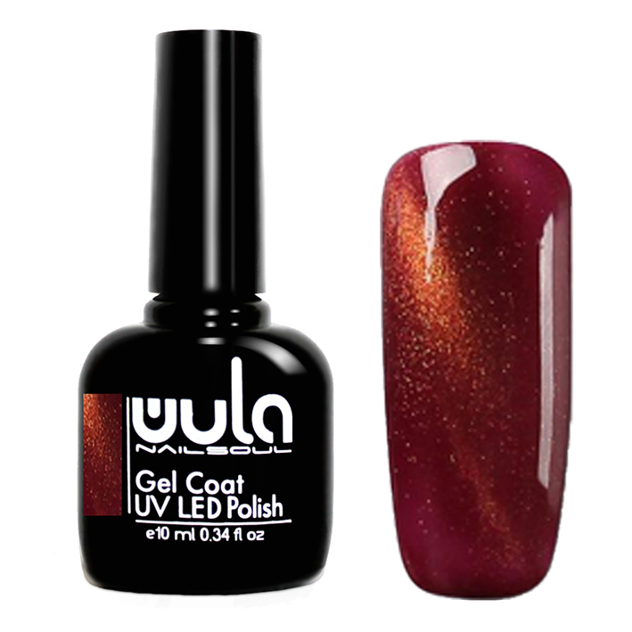 

Wula nailsoul гель лак Cat's eye 10мл тон 604 Red gem
