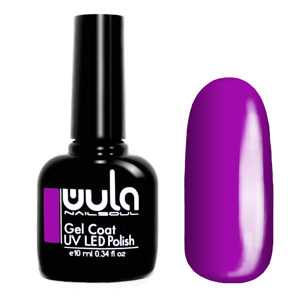 Wula nailsoul гель лак 10мл тон 320 глубокий пурпурный