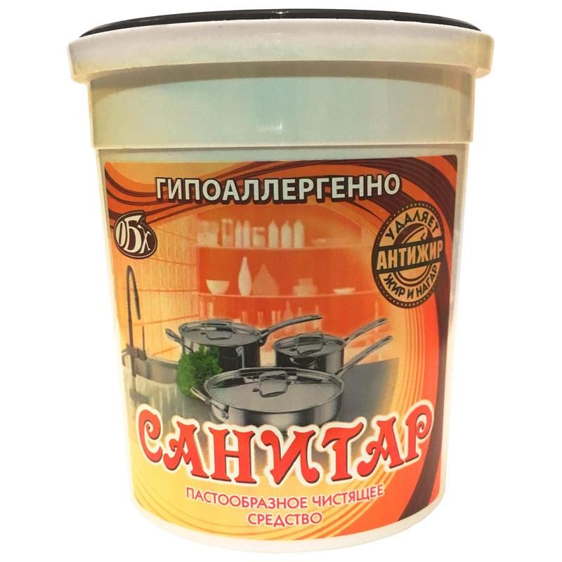 

Чистящая паста Санитар 600г стакан ОБХ