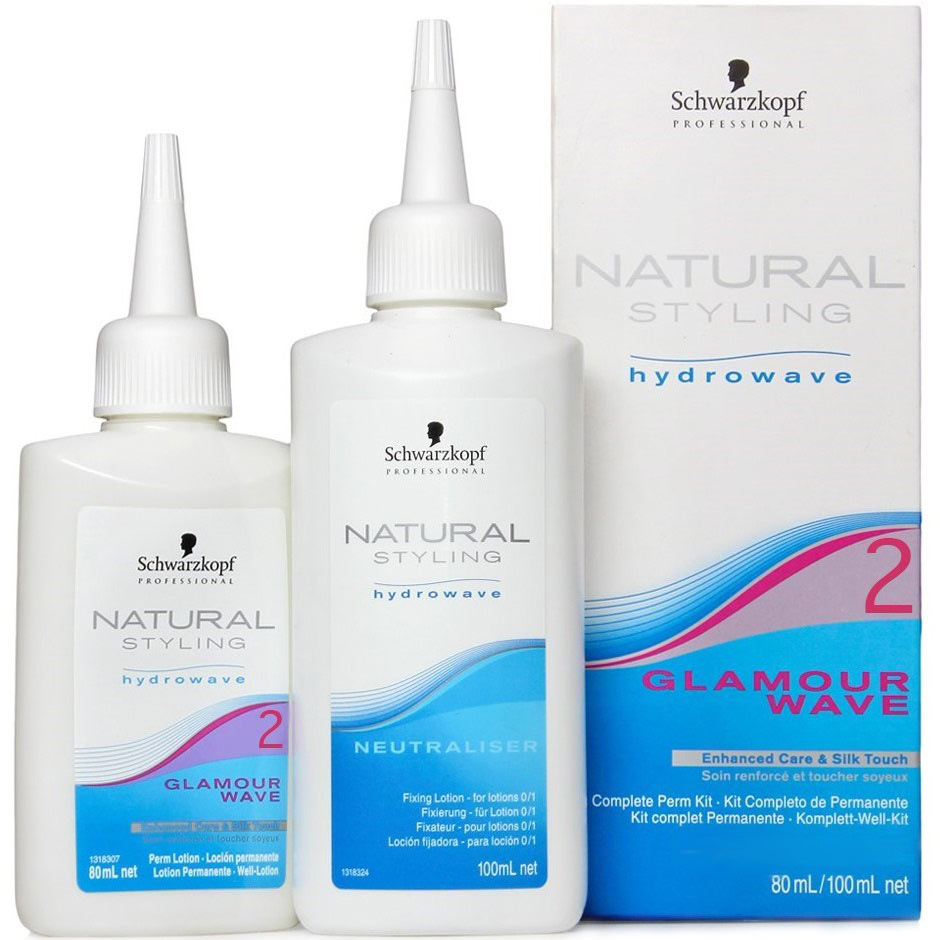 Schwarzkopf natural styling glamour комплект для химической завивки 2 180мл