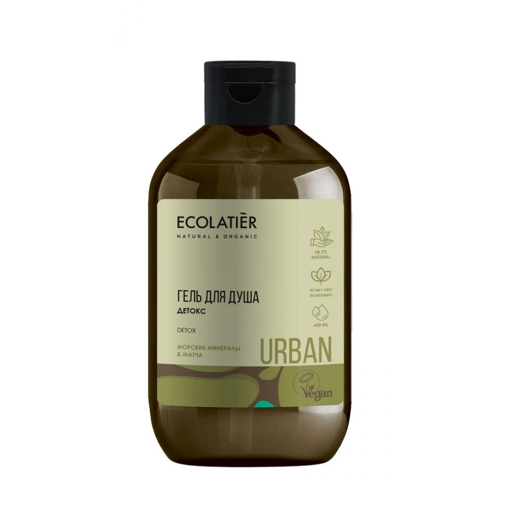 

Ecolatier Urban Гель для душа Детокс морские минералы и матча 600мл