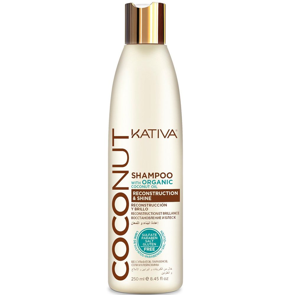 Kativa Coconut Восстанавливающий кондиционер с органическим кокосовым маслом для поврежденных волос 250мл