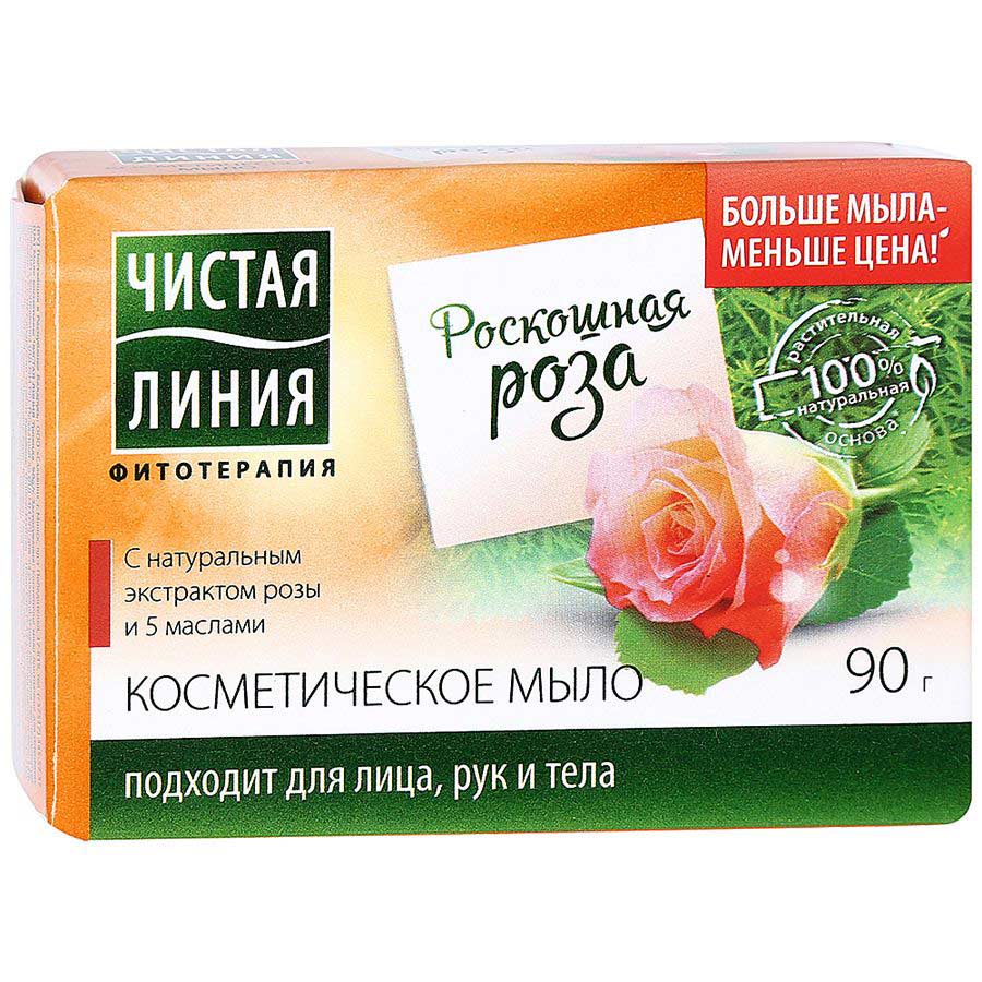 

Чистая Линия мыло Роза 90 г