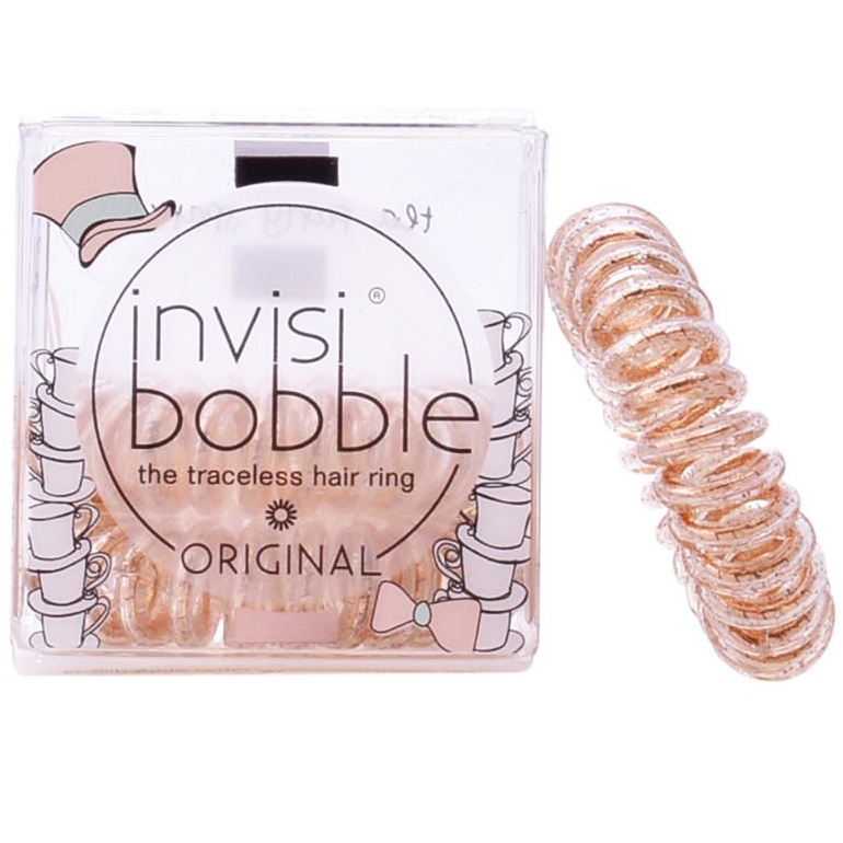 

Invisibobble Резинка-браслет для волос ORIGINAL Tea Party Spark сияющий бронзовый (3105)