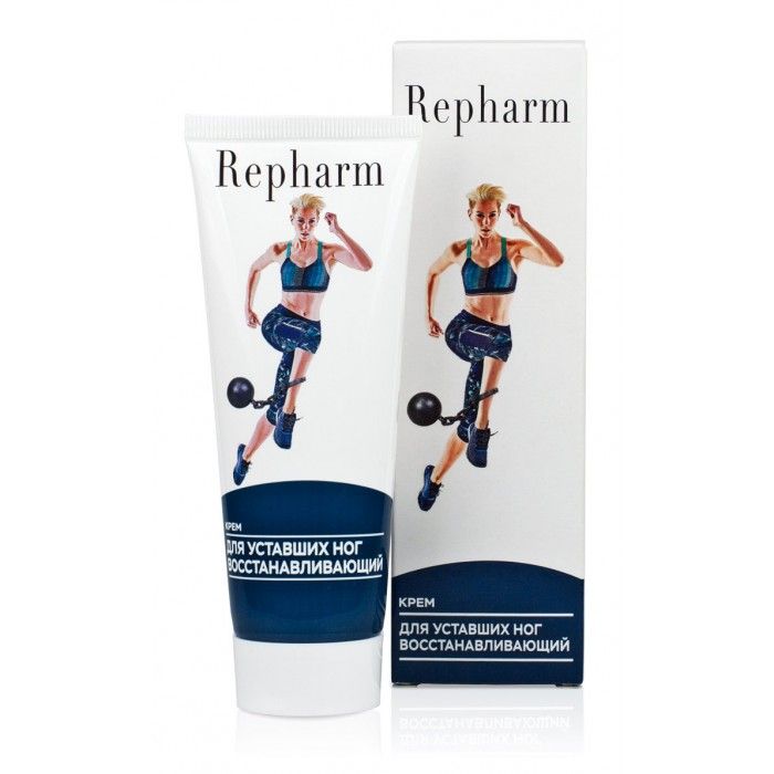 Repharm крем для уставших ног восстанавливающий 70г