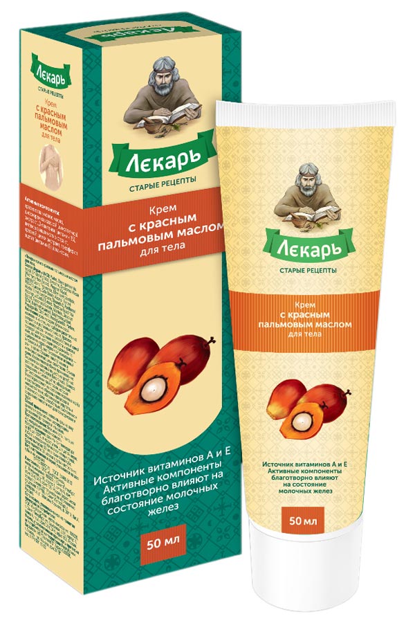

Лекарь крем с красным пальмовым маслом при мастопатии 50мл