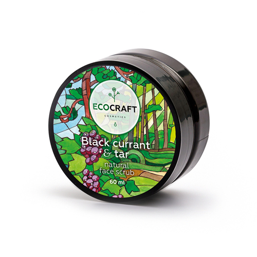 

Ecocraft Скраб для лица Черная смородина и смола 60 мл