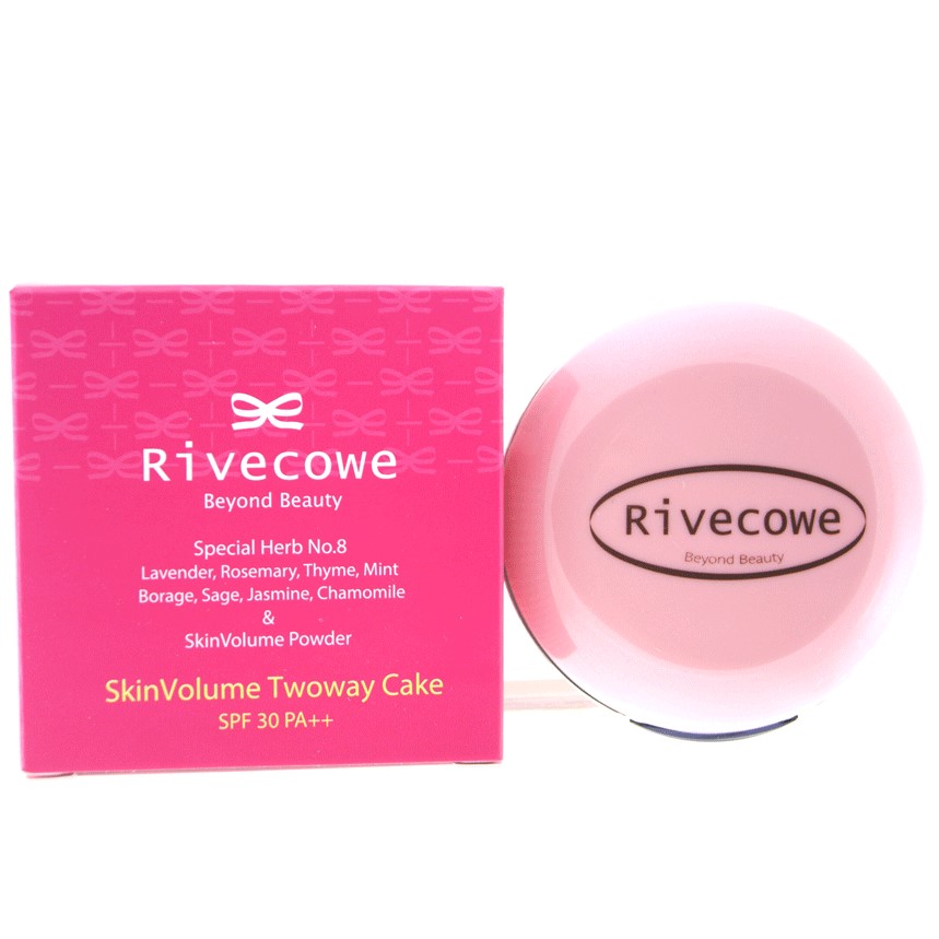 

Rivecowe Beyond Beauty Пудра для лица SkinVolume Twoway Cake SPF 30 РА++ (21), натур. бежевый 12 г