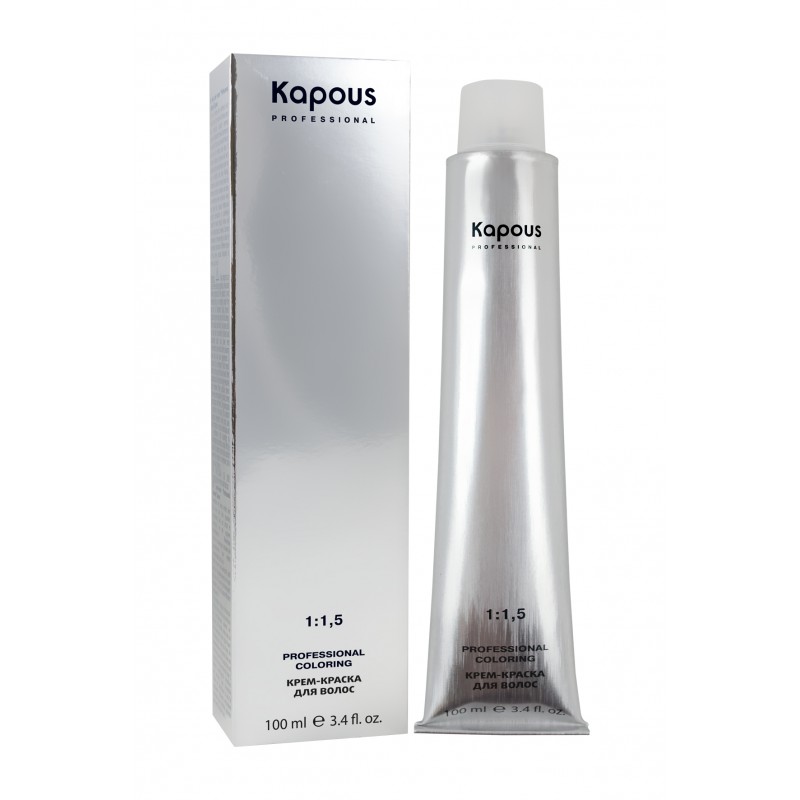 

Kapous Professional Hair Color Cream 7.43 медно-золотой блонд 100 мл
