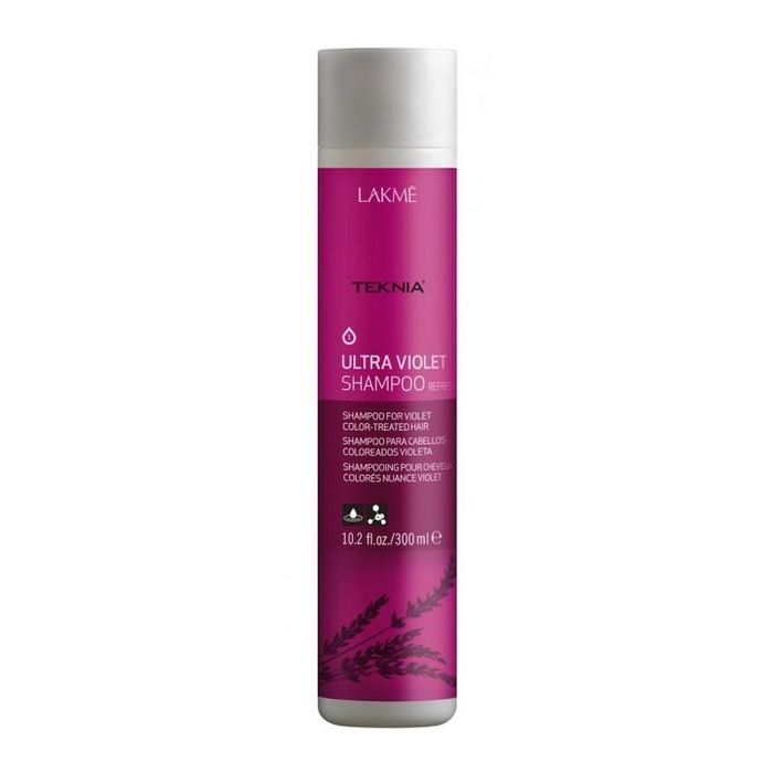 

LAKME ULTRA VIOLET SHAMPOO Шампунь для поддержания оттенка окрашенных волос Фиолетовый 300 мл
