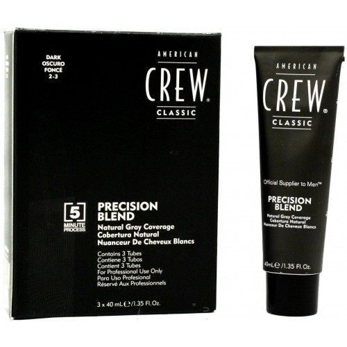 

American Crew Precision Blend Краска для седых волос Темный 2/3 3*40мл