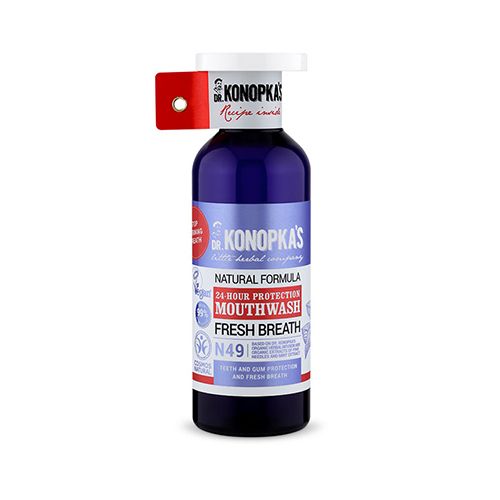 

Dr. Konopka’s Натуральный ополаскиватель для полости рта Защита 24 часа 500мл