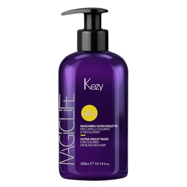 Kezy Ultra violet mask for colored or bleached hair Маска Ультрафиолет для окрашенных волос 300мл