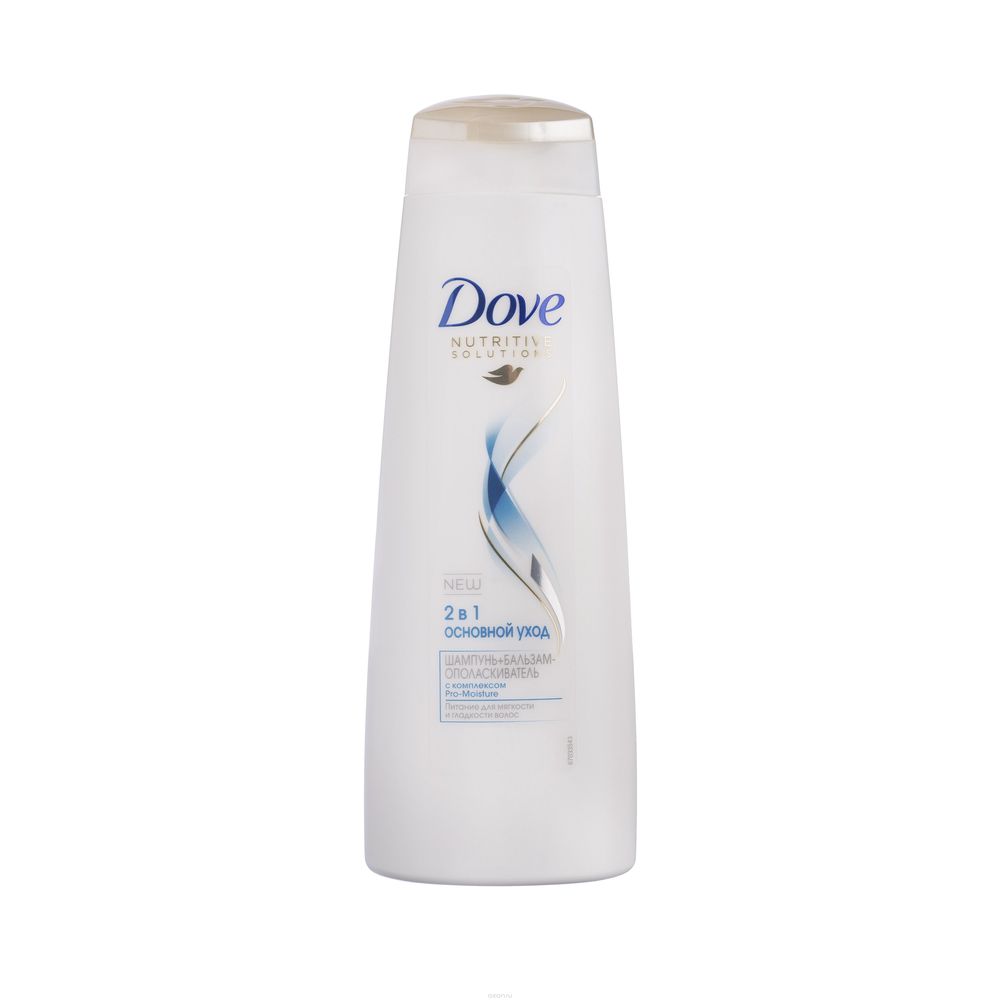 

Dove Hair Therapy Шампунь и бальзам ополаскиватель 2в1 Основной уход 380мл