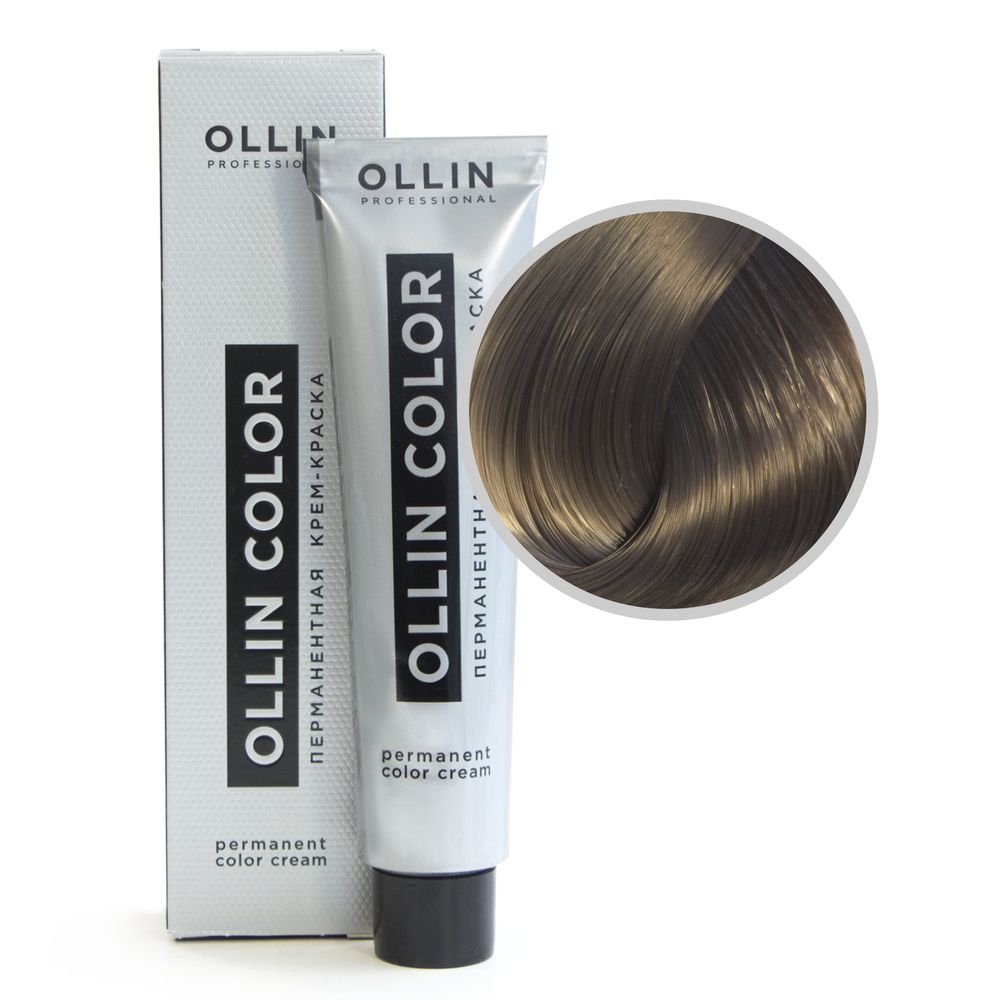 

Ollin Color 7/1 русый пепельный Перманентная крем-краска для волос 60мл