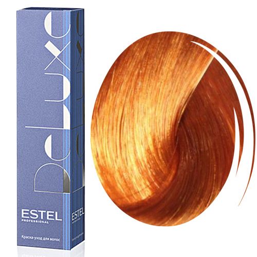 

Estel De Luxe Краска-уход 8/44 светло-русый медный интенсивный